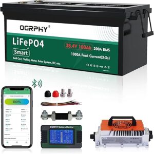 OGRPHY 36V Lithium Golf Cart Battery