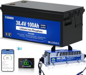 DC HOUSE 36V Lithium Golf Cart Battery