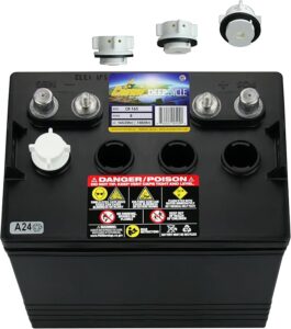 Crown CR-165 8 Volt Golf Cart Battery