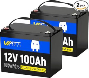 Wattcycle 12 Volt Golf Cart Battery